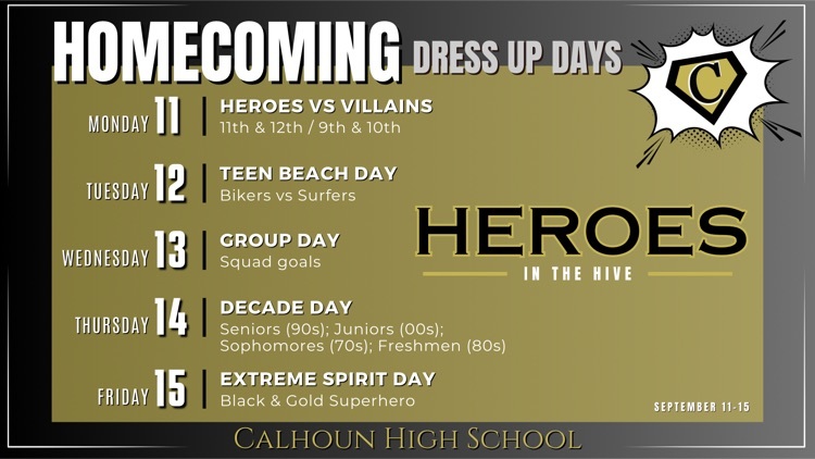 hoco dress up days